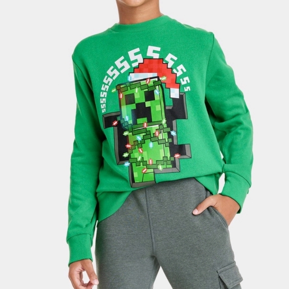Minecraft holiday sweatshirt - Picture 1 of 2